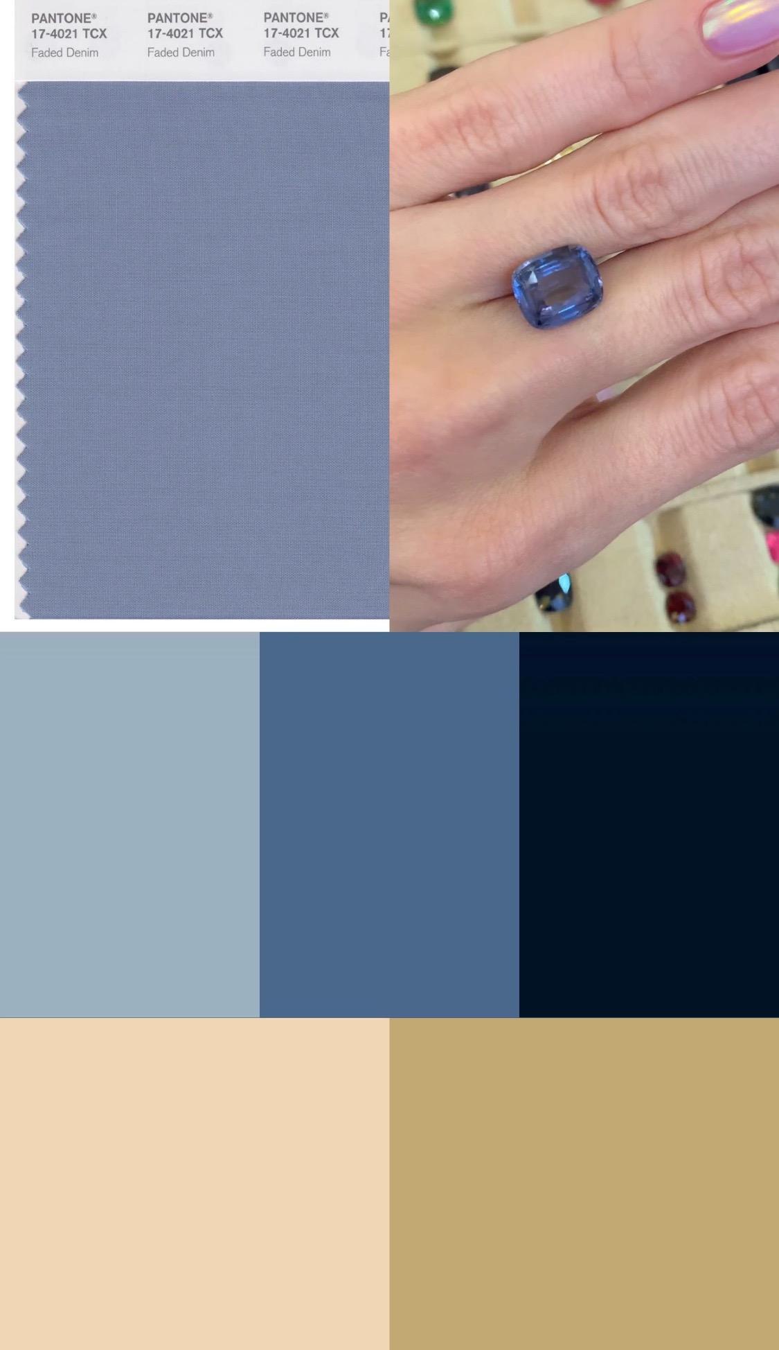 pantone 17-4021 TCX Faded Denim