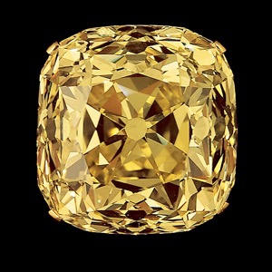 The biggest yellow diamond in the history.