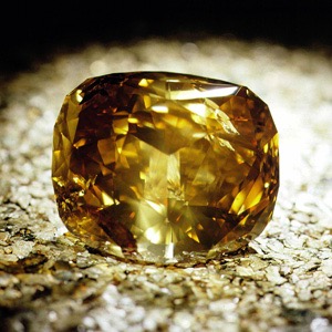 The biggest yellow diamond in the history.