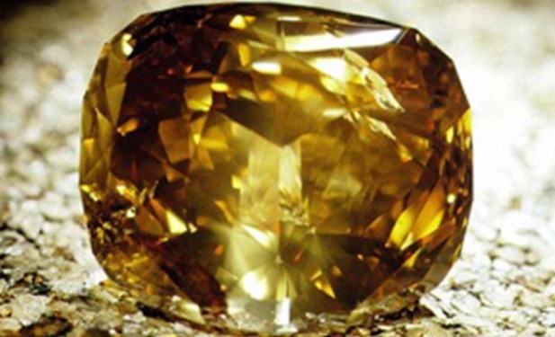 The biggest yellow diamond in the history.